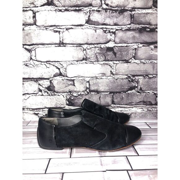 Tsubo Black Suede Leather Cap Toe Casual Loafers Flats Shoes Women’s 6M US/37EU - Picture 4 of 16